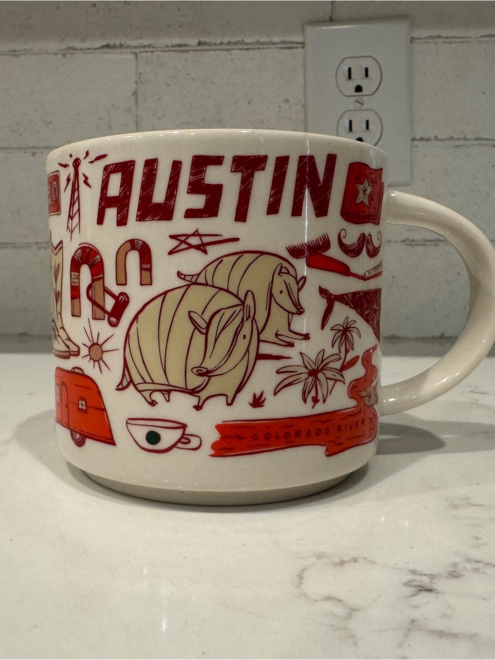 Starbucks Austin Texas Been There Series Collection 14oz Coffee Tea Mug Cup